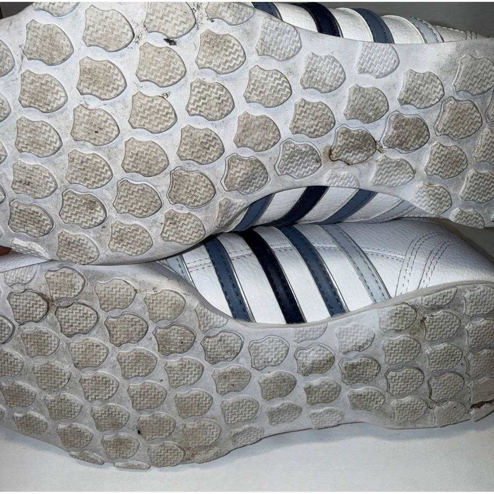 Men's K-Swiss Varsity Classic Low Top Sneakers White/Navy Blue Stripes Size 11.5 - Picture 6 of 7